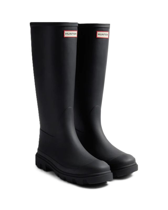 Unisex Downpour Tall Boot Black