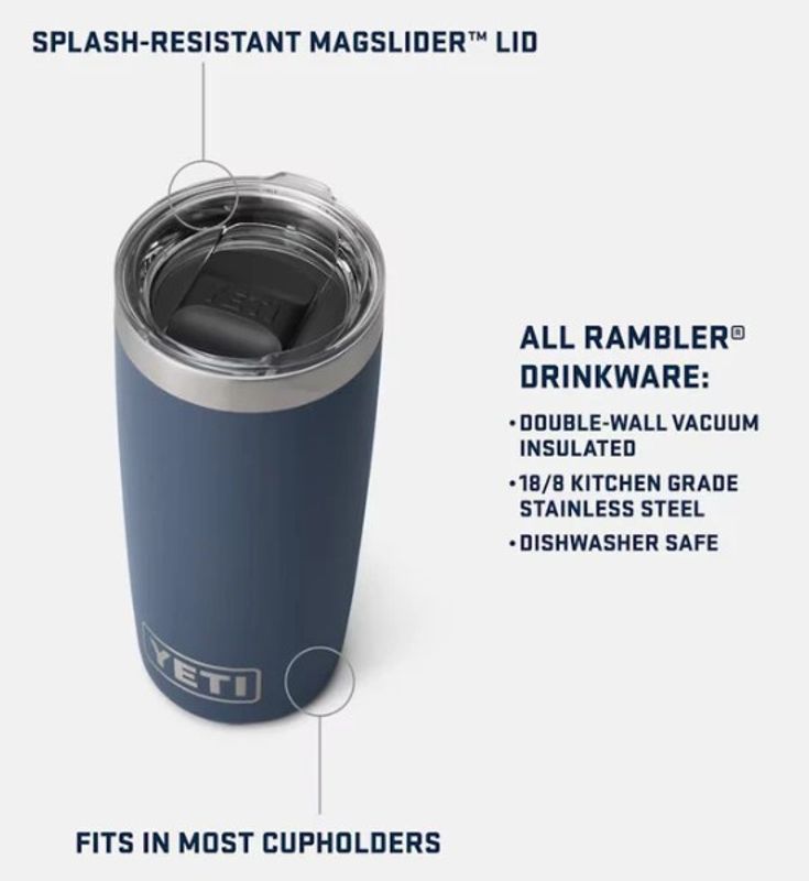 Rambler 10 oz (295 ml) Tumbler White