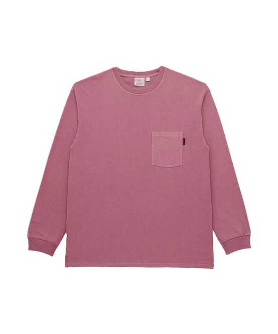 Hovedbilde L/S Pocket Tee Pirgment Dyed Red Pigment