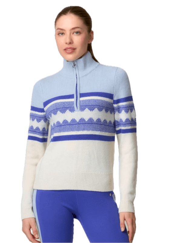 Connect Woolmix Half Zip Blue Skyway