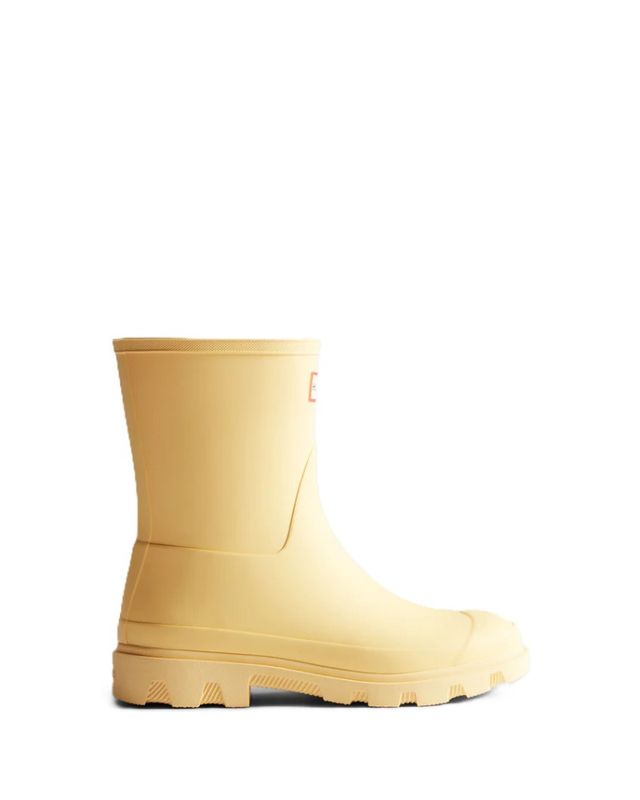 Unisex Downpour Short Boot Pale Yellow