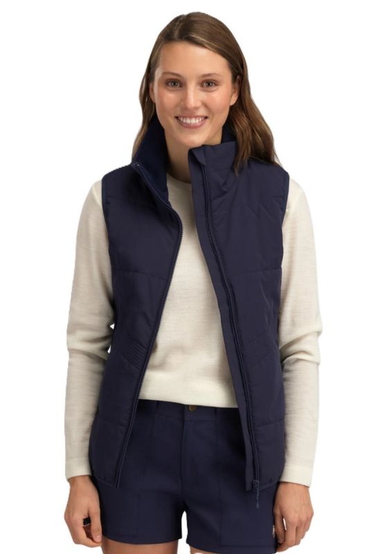 Rena Vest Woman Blue Ink