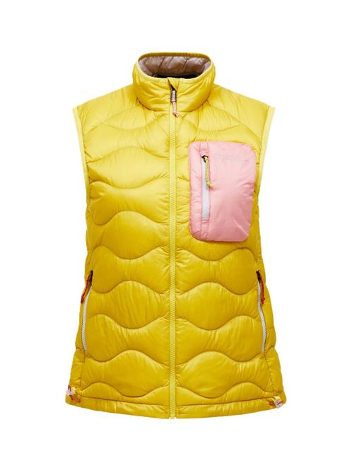 Hovedbilde W Helium Utility Down Vest Canary Lime / Warm Blush