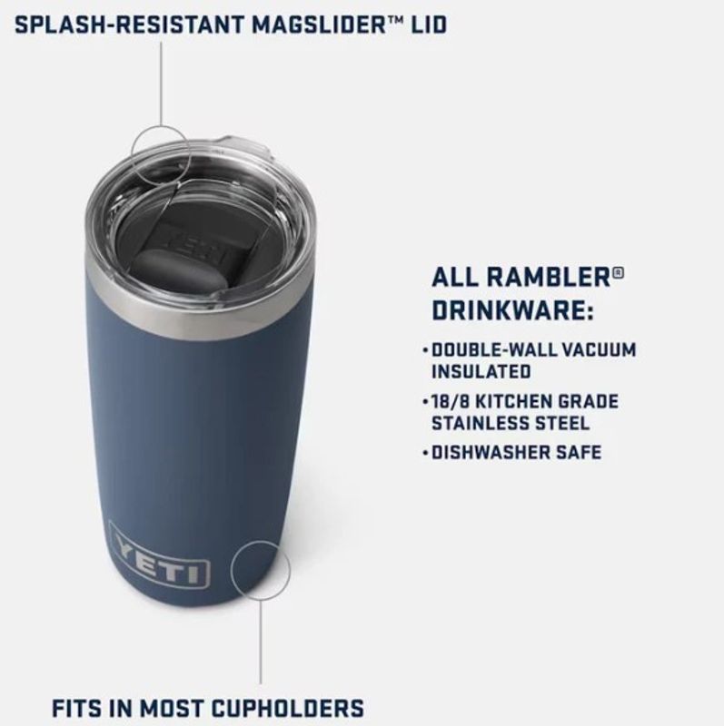 Rambler 10 oz (295 ml) Tumbler Black