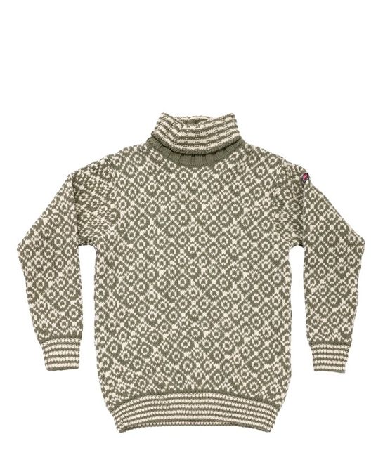 Hovedbilde Svalbard Wool High Neck Olive / Offwhite