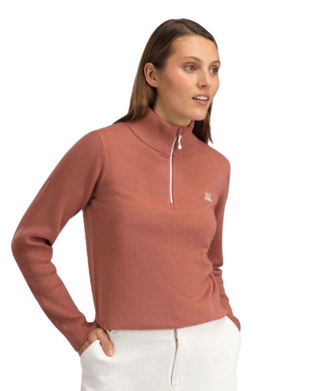 Skudeneshavn Sweater Woman Burned Rose 