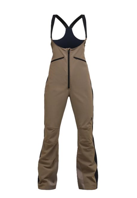 Hovedbilde W Stretch Bib Pants Terrain Tan / Black