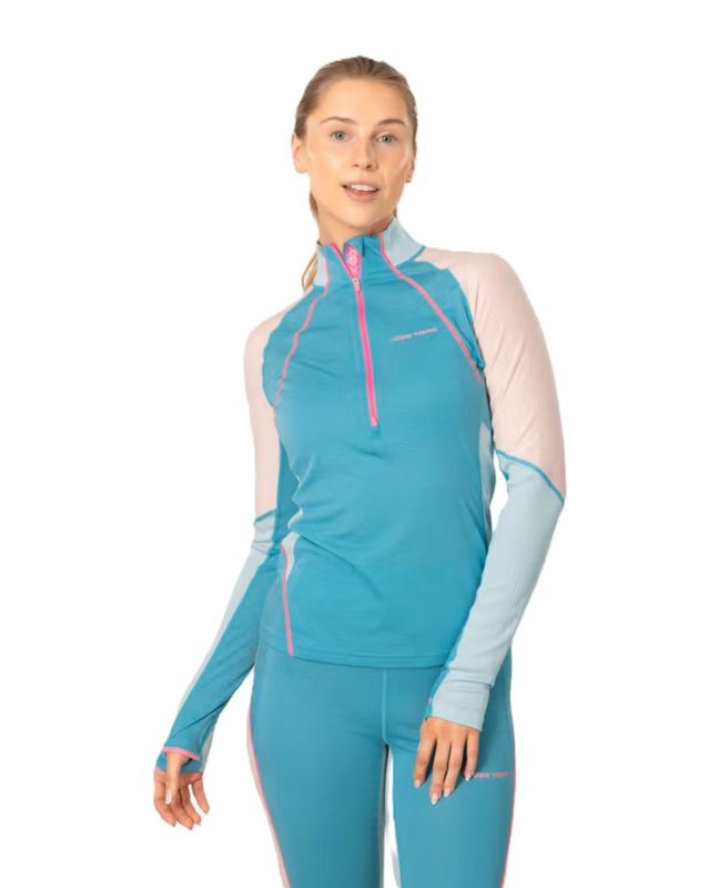 Alma Half Zip Blue Lagoon