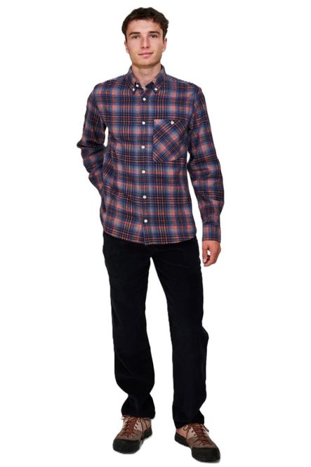 Hovedbilde G-10 Button Down Flannel Shirt Bellweather Blue