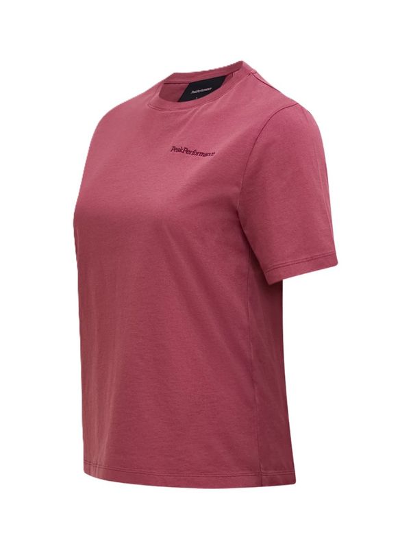 W Original Small Logo Tee Wild Rouge