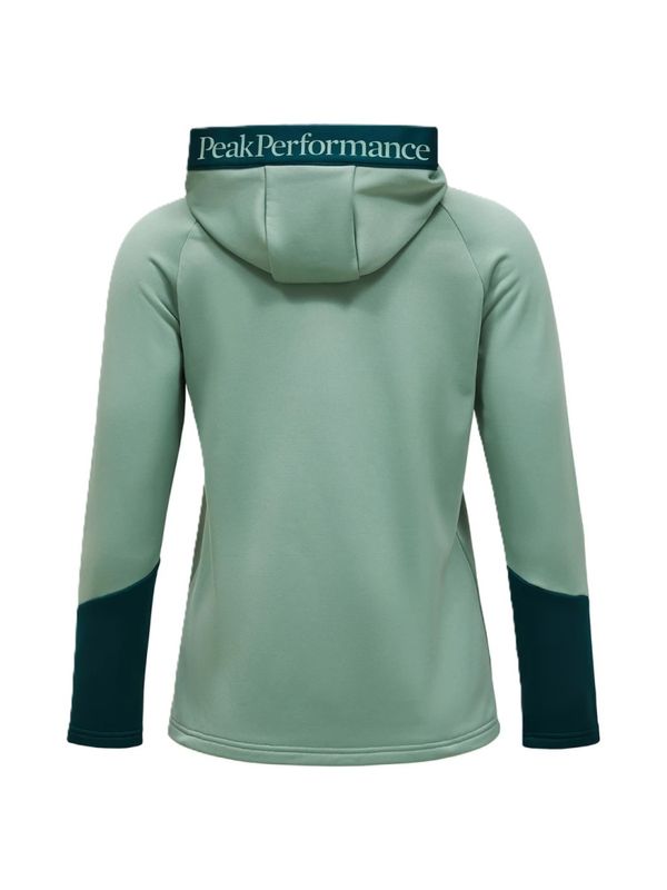 W Rider Essentials Zip Hood Green Valley