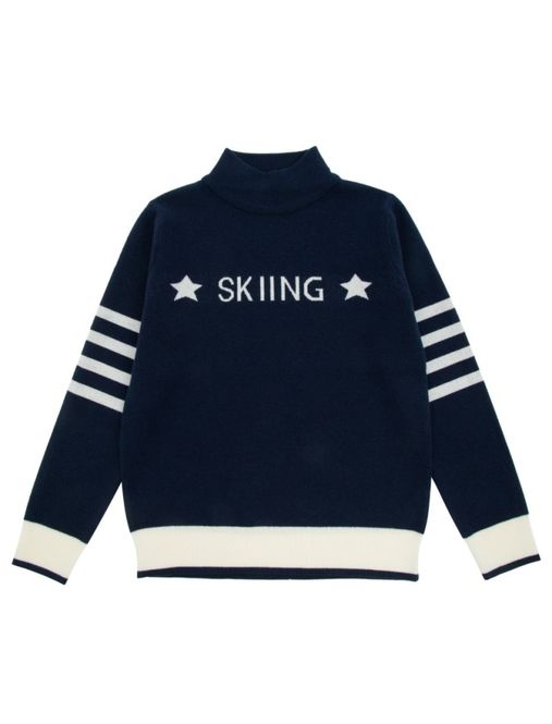 Hovedbilde Oppdal Knitted Sweater Girl Blue Ink