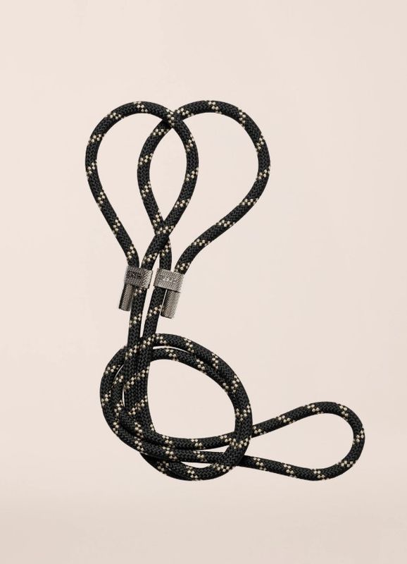 CASALL BRAIDED YOGA CARRY STRAP BLACK
