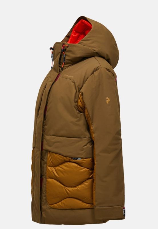 W Infusion Helium Down Parka Meadow Moss